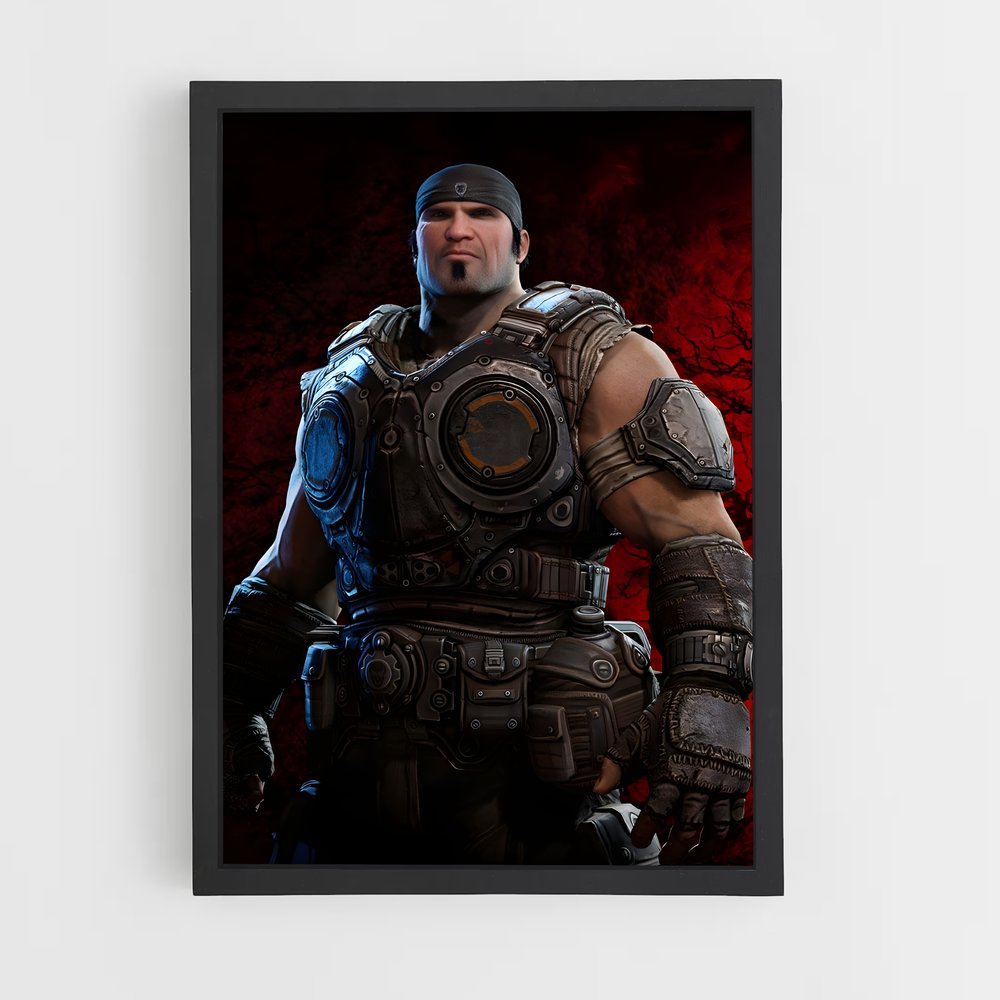 Poster L'Ombraliste – affiche Gears of war (vue 2)